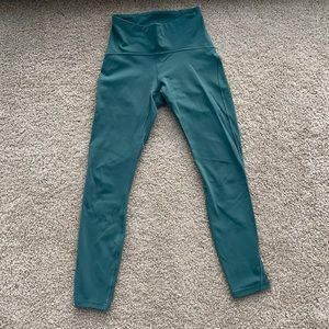 Lululemon Dark Green 7/8 Leggings